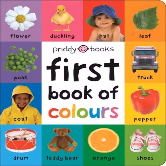 Priddy Books First 100 Book of Colours Multicolour Cardboard Board Book
