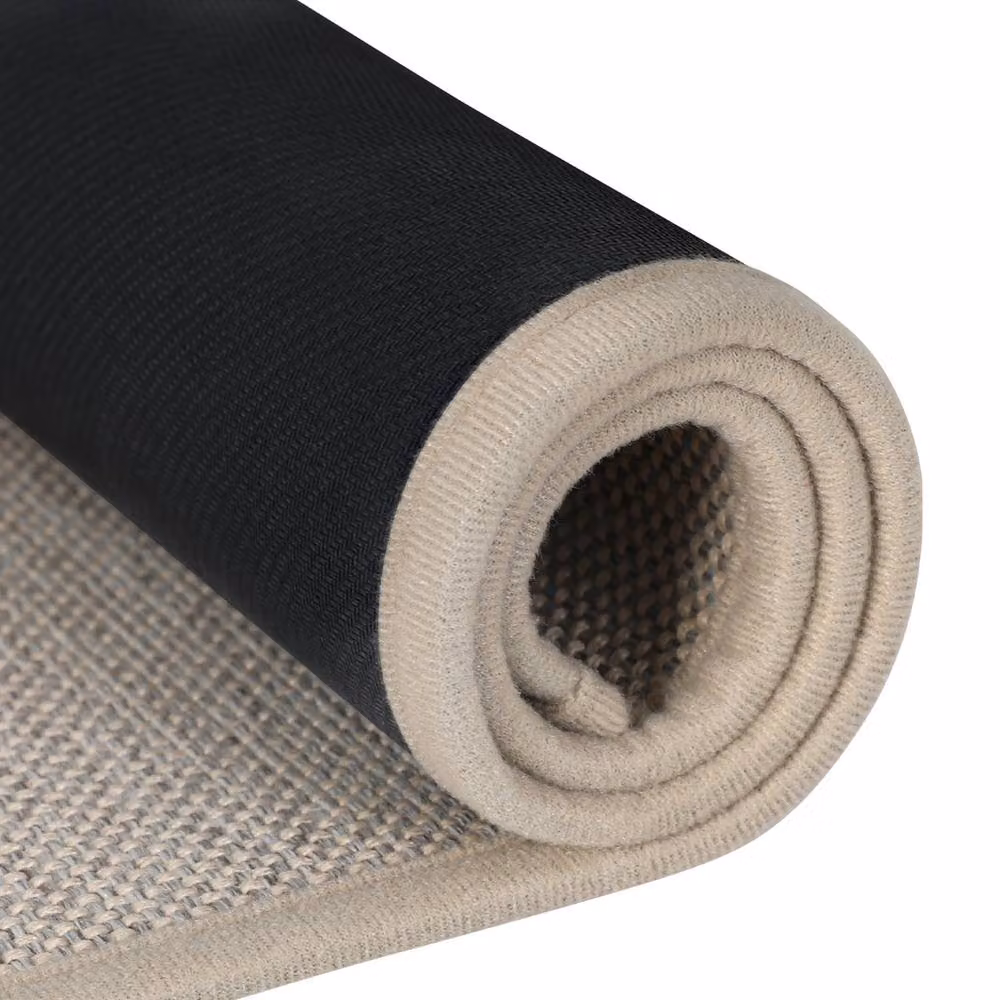 Marlow Washable Woven Rubber Door Mat in Beige, W: 44 cm, D: 75 cm – 2