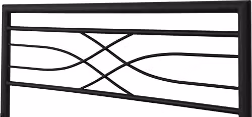 Seconique Kelly Black Metal King Size Bed Frame W/D/H: 180 x 160 x 209.5 cm – 6