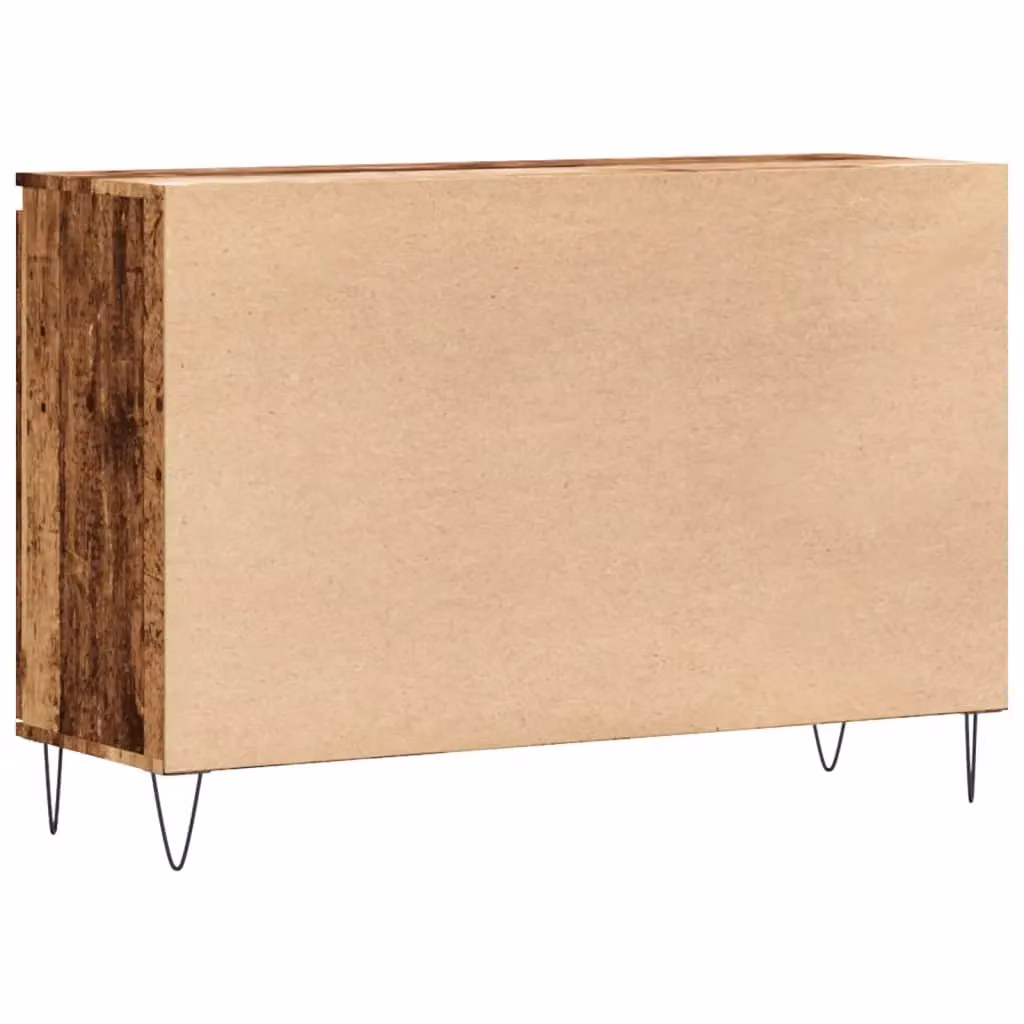 Berkfield Home Industrial Sideboard in Brown, W/D/H: 104 x 35 x 70 cm – 5