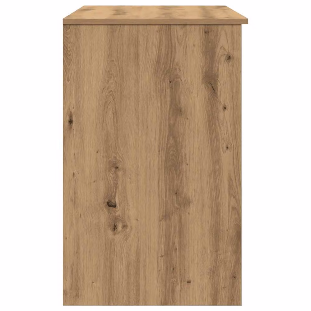 Berkfield Home Artisan Oak Writing Desk in Brown, W/D/H: 86 x 49 x 76 cm – 5