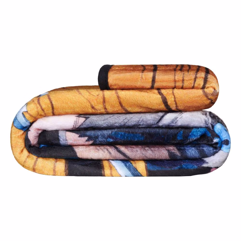Demon Slayer Multicolour Fleece Baby Blanket – 3