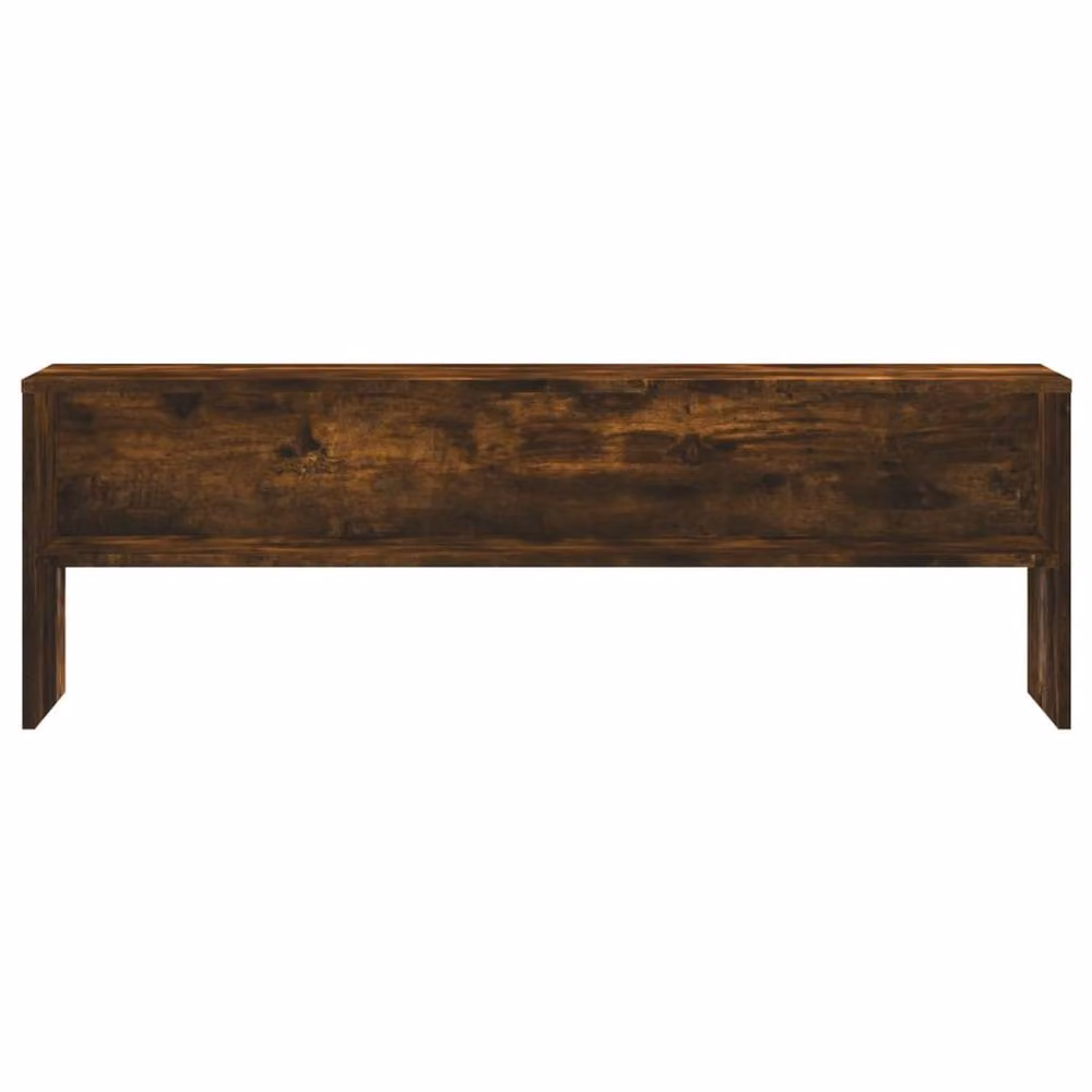 Berkfield Home Modern Smoked Oak TV Cabinet in Brown, W/D/H: 120 x 40 x 40 cm – 4