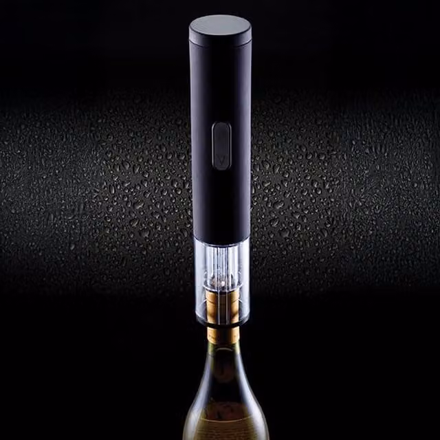 BarCraft Electric Corkscrew in Black