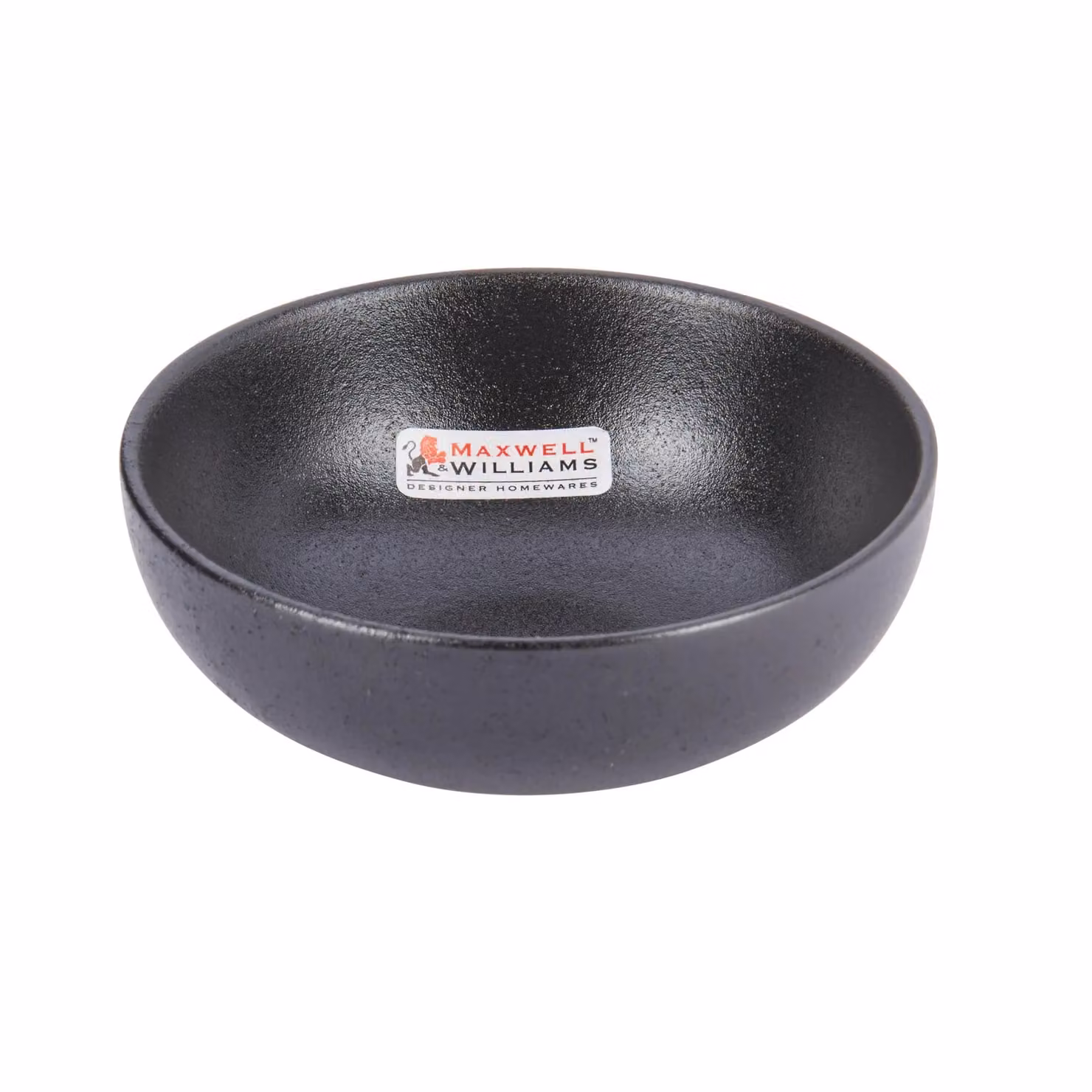 Maxwell & Williams Caviar 4-Piece Porcelain Coupe Bowl Set in Black – 4