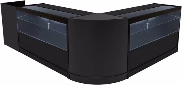 Monstershop Phoenix LED Shop Counter Set CM60, TB60 and 2 x C1500 in Black – 1