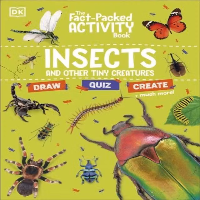DK The Fact-Packed Activity Book: Insects & Other Tiny Creatures, Multicolour