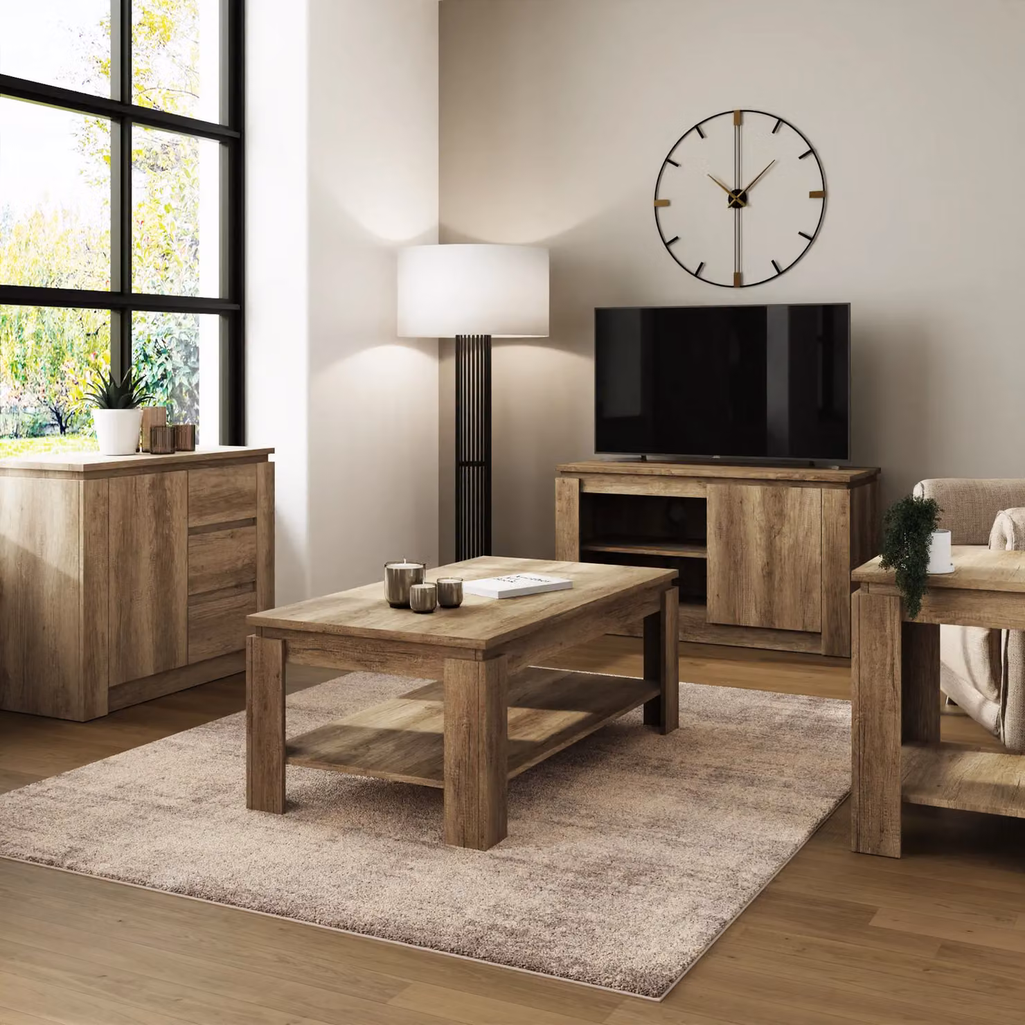 GFW Canyon Oak Multi Unit in Brown – 5