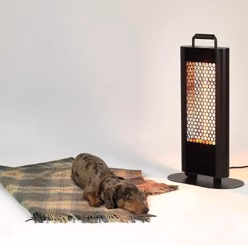 Shadow 1.2kW Electric Freestanding Infrared Outdoor Patio Heater with Remote Control, Black – 4