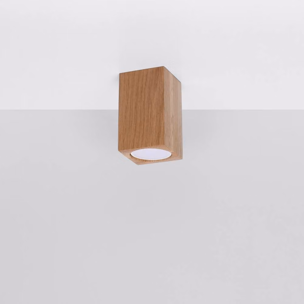Sollux Lighting KEKE Scandinavian Ceiling Lamp in Natural Wood and Metal – 2