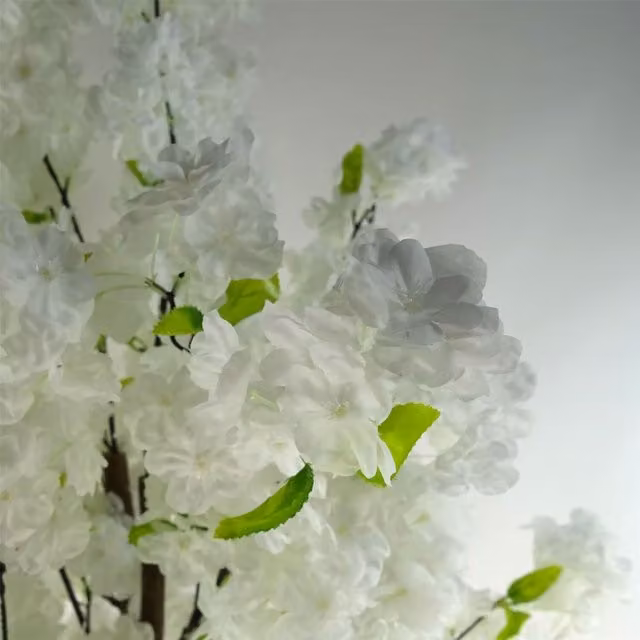 Botanik UK Luxury White Artificial Cherry Blossom Tree, Height: 150 cm