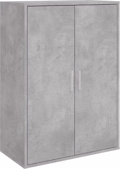Berkfield Home Concrete Grey Sideboard in MDF, W/D/H: 60 x 31 x 84 cm – 1