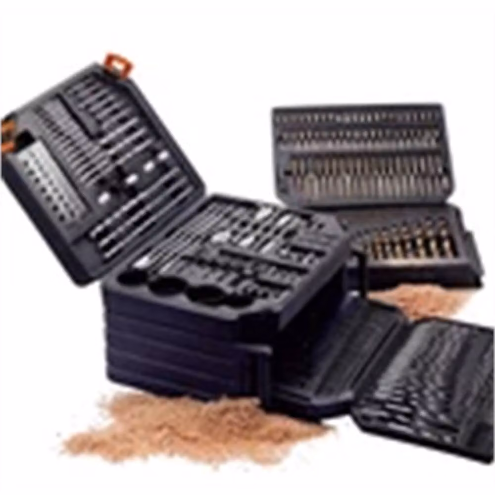 Nordara 300pc HSS Drill Bit and Screwdriver Bit Set in Silver and Black, W: 1000 mm, H: 400 mm, D: 400 mm – 3