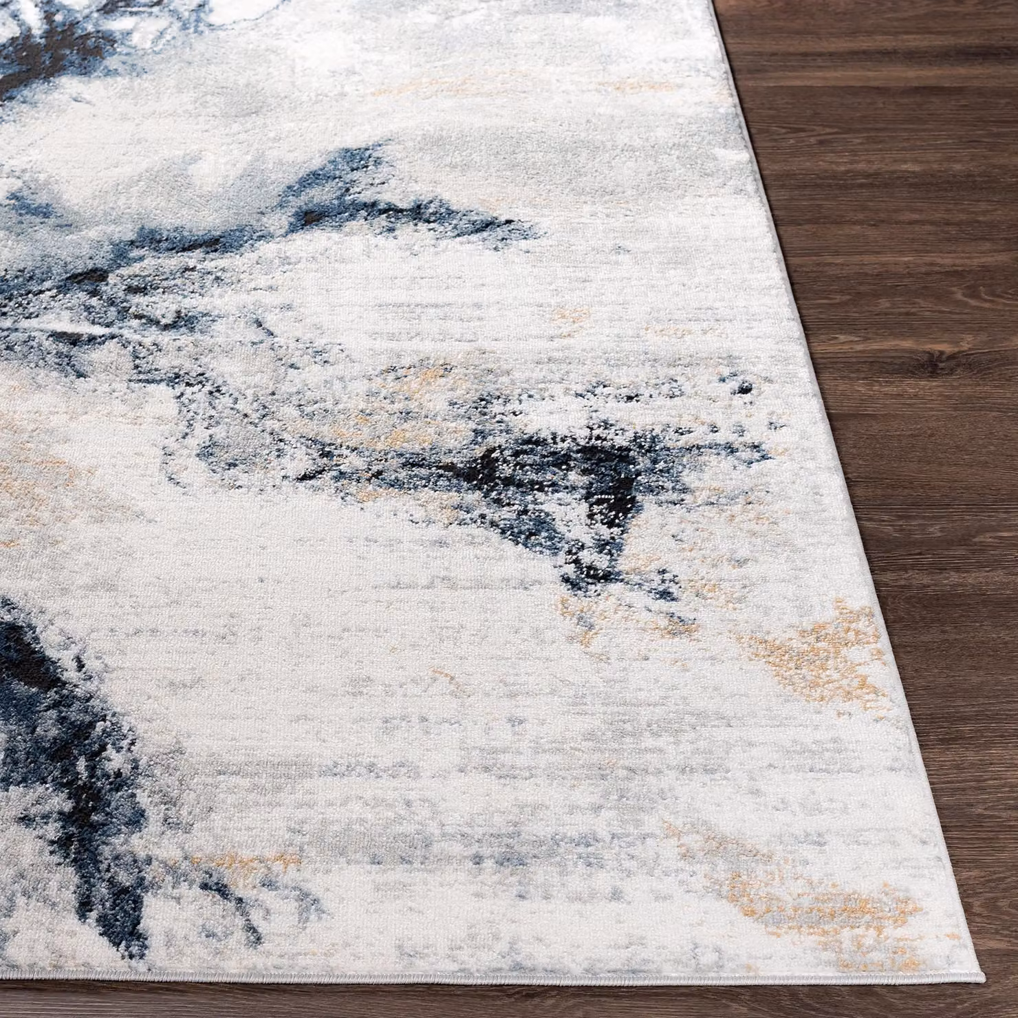 Livabliss Jolie Abstract Modern Marble Rug in Dark Blue, Grey, Beige and Burgundy, W/D/H: 80 x 220 cm – 4