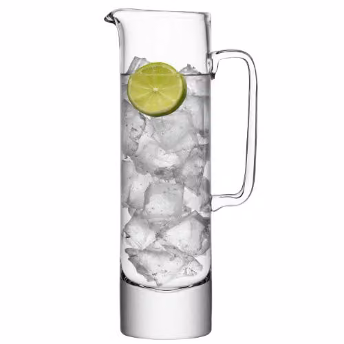 LSA International Boris Glass Jug, Transparent, 1.1 l