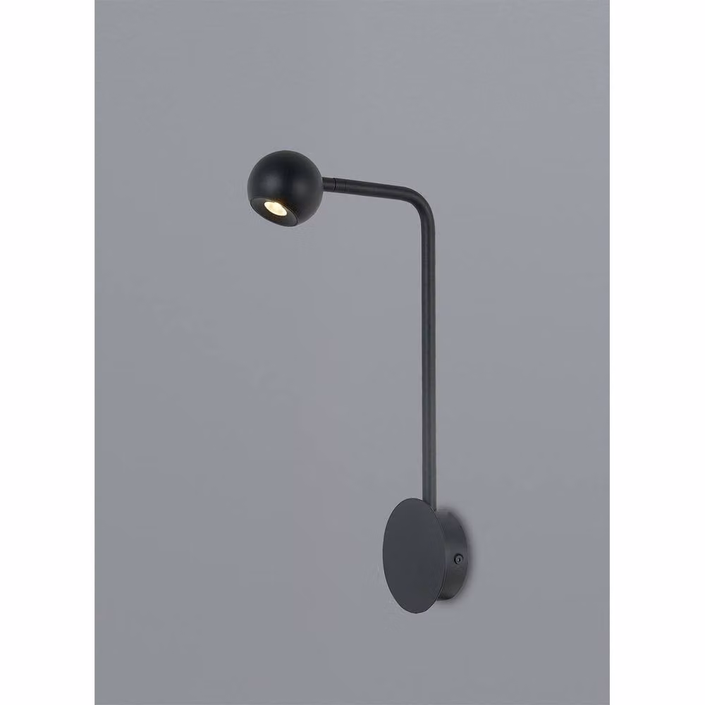 Netlighting Eyes LED Wall Lamp, Sand Black, 6W, 3000K, 390lm – 2