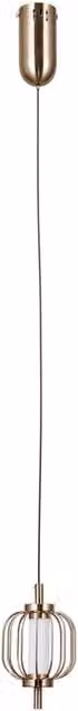 Netlighting Pedro Slim Gold Pendant Ceiling Light with Warm White LED