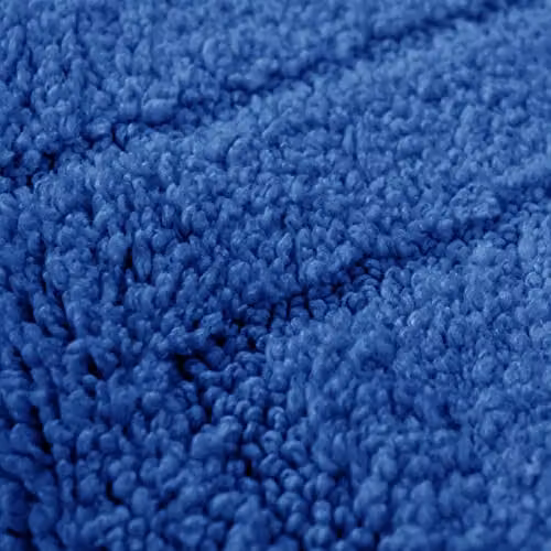 Allure Bath Fashions 2 Piece Non-Slip Microfibre Bath and Toilet Mat Set in Blue – 2