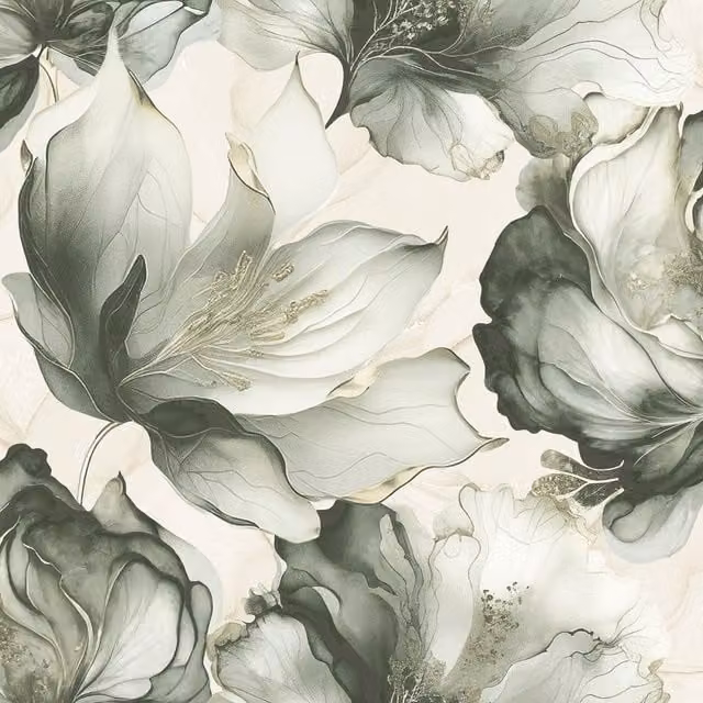 Muriva Elysian Floral Botanical Wallpaper in Green – 1