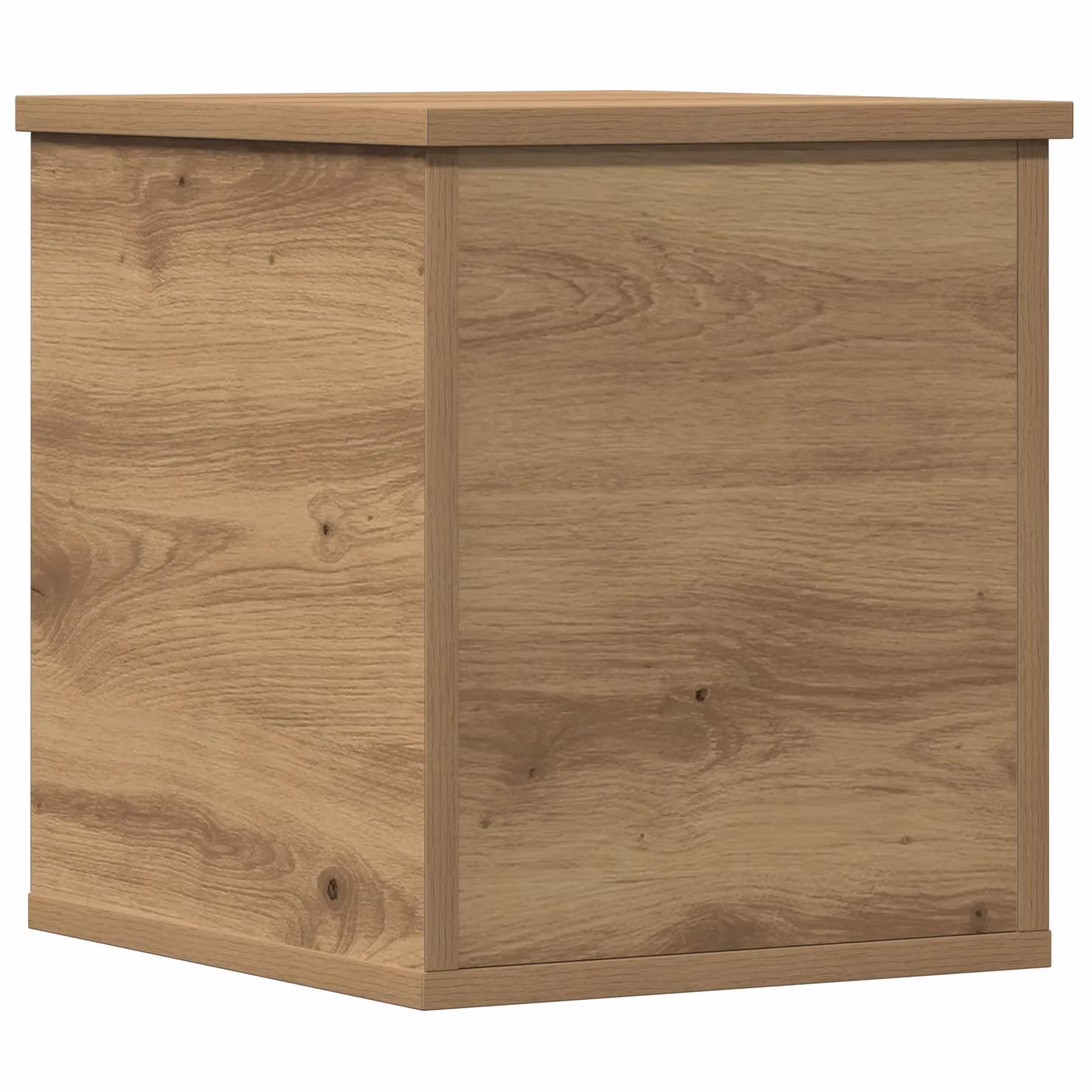 Berkfield Home Artisan Oak Storage Box in Brown, W/D/H: 30 x 35 x 35 cm – 2