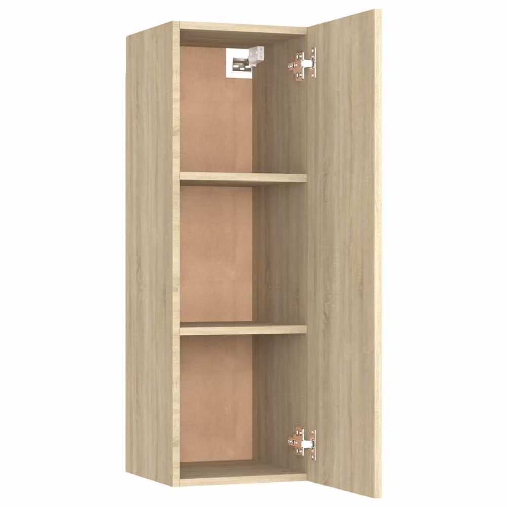 Berkfield Home TV Cabinet in Sonoma Oak, Beige, W/D/H: 30.5 x 30.0 x 90.0 cm – 2