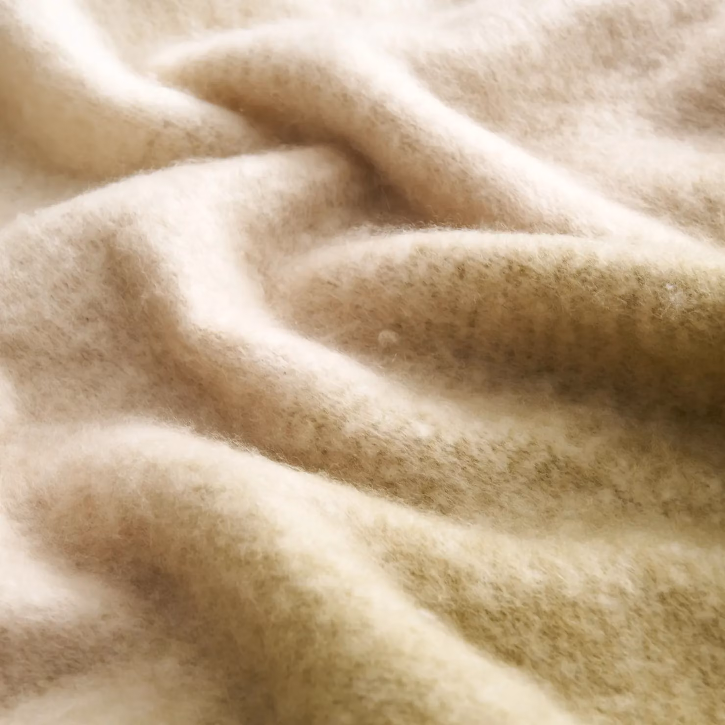 Allure Bath Fashions Ombre Faux Mohair Throw with Fringes, Green and Grey, W/D/H: 130 x 170 cm – 4
