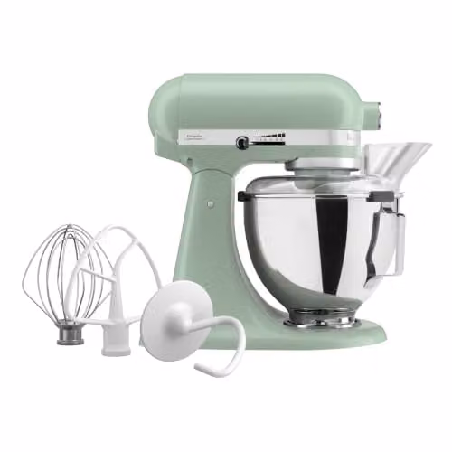 KitchenAid Tilt-Head Stand Mixer in Cardamom Green with 4.3L Stainless Steel Bowl and 10 Speeds – 1