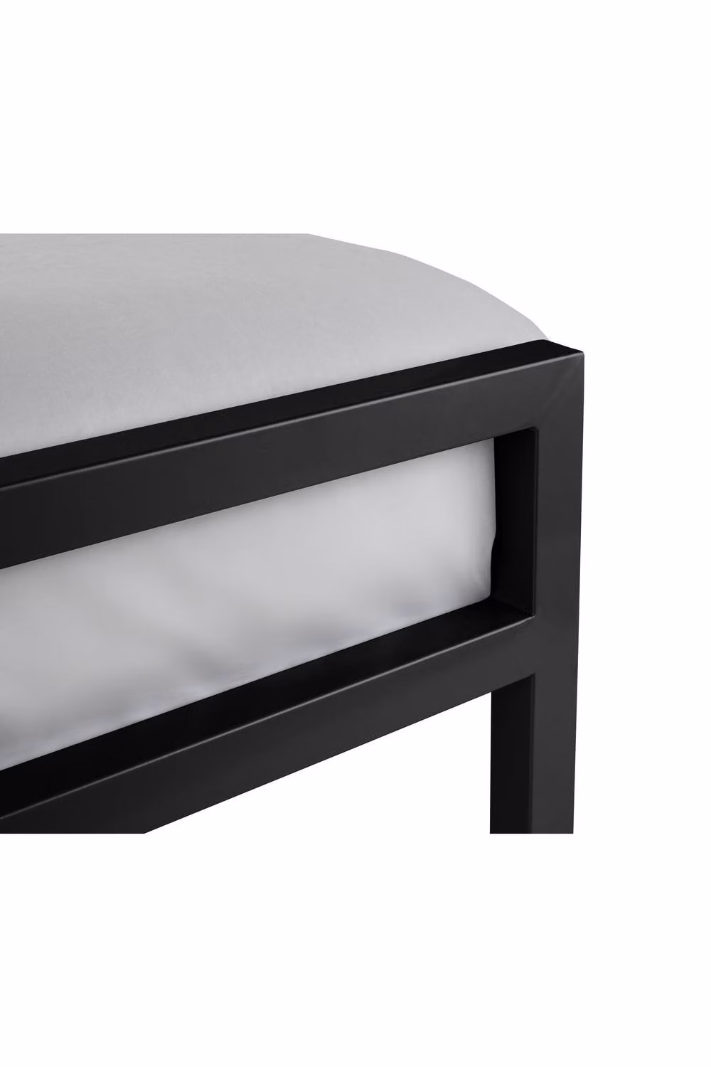 Julian Bowen Soto Modern Metal Bed in Black W/D/H: 120 x 200 x 201 cm – 5