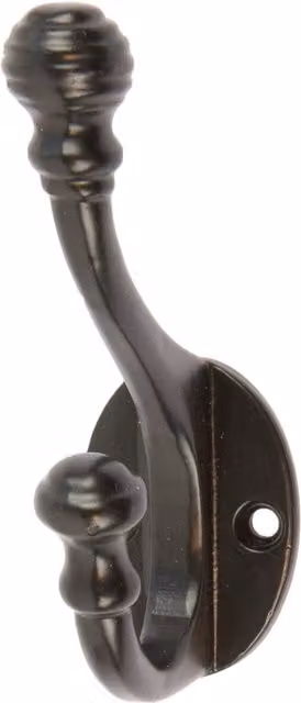 Hammer and Tongs Metal Ball End Hat and Coat Hook in Black or Gold – 4