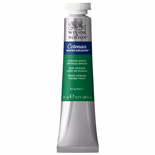 Winsor & Newton Cotman Transparent Green Watercolour Paint 21ml – 2