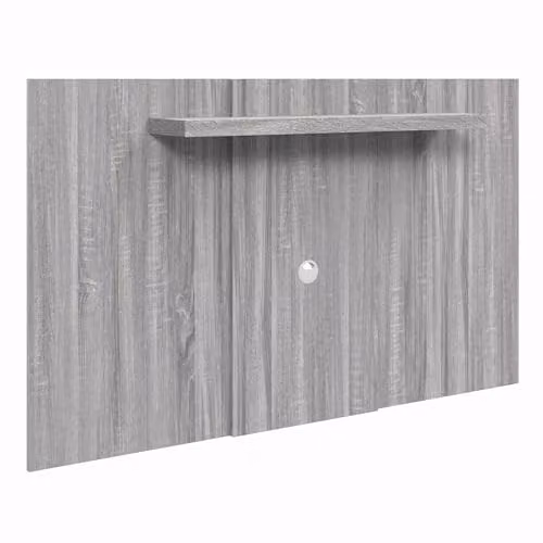 Core Products Lido TV Display Wall Panel in Grey with Adjustable Shelf