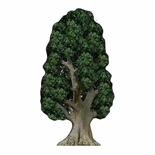 Star Cutouts SC275 Tree Cardboard Cutout, Green, Height: 179 cm