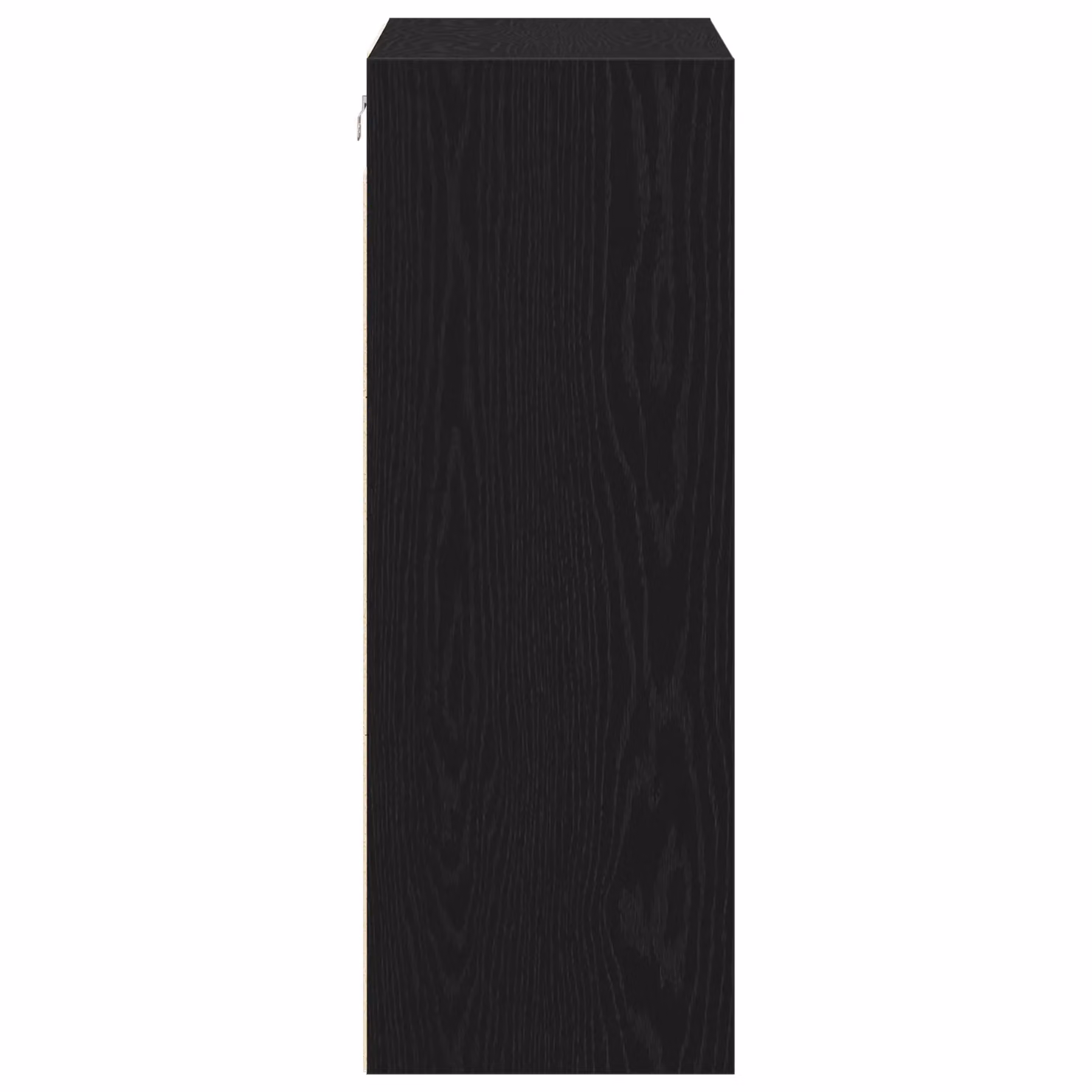 Berkfield Home Hanging Wall Cabinet Black Oak W/D/H: 69.5 x 32.5 x 90 cm – 3