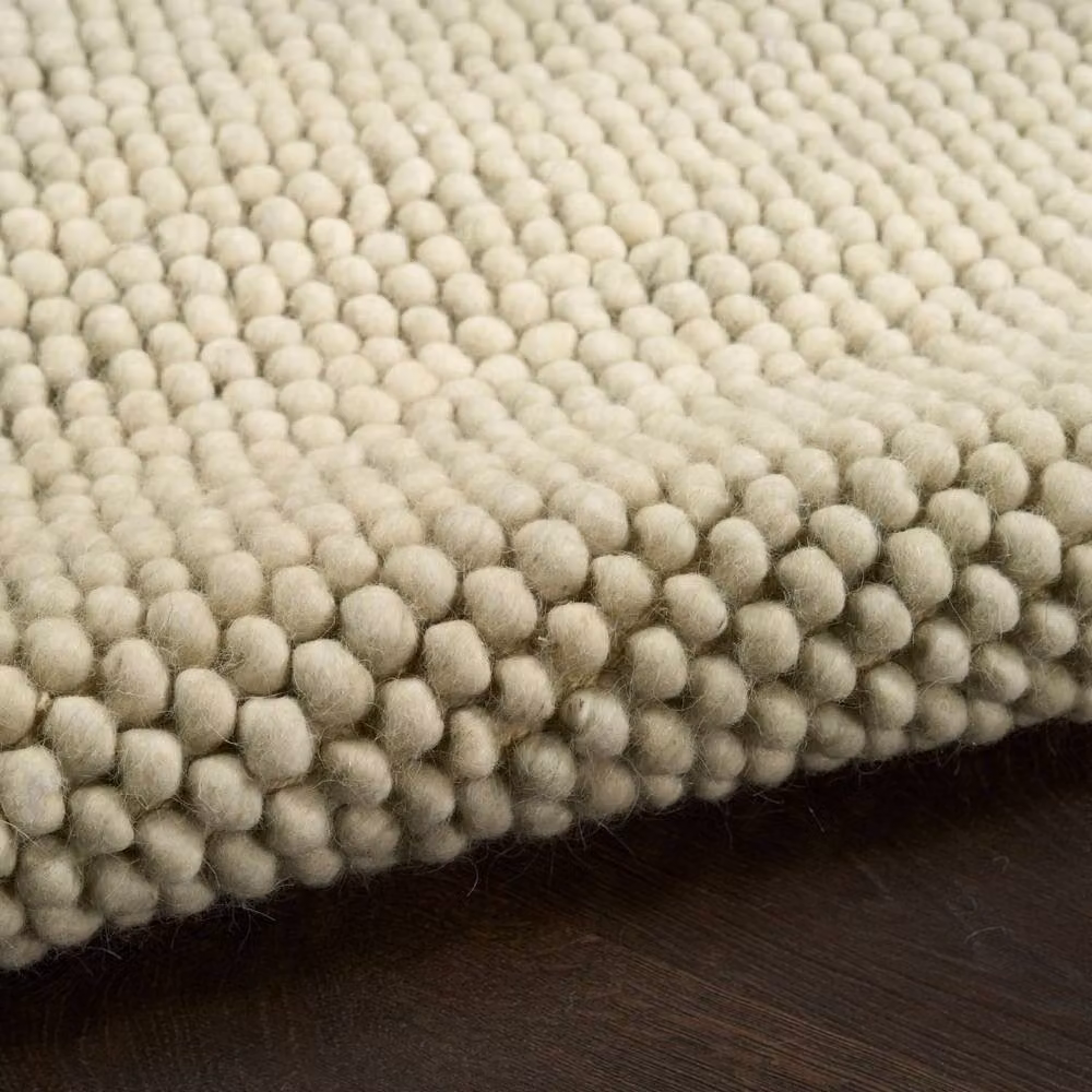 DKNY Pure Knots Knt01 Sage Green Hand Knotted Rectangular Rug W: 160 cm, D: 220 cm – 2