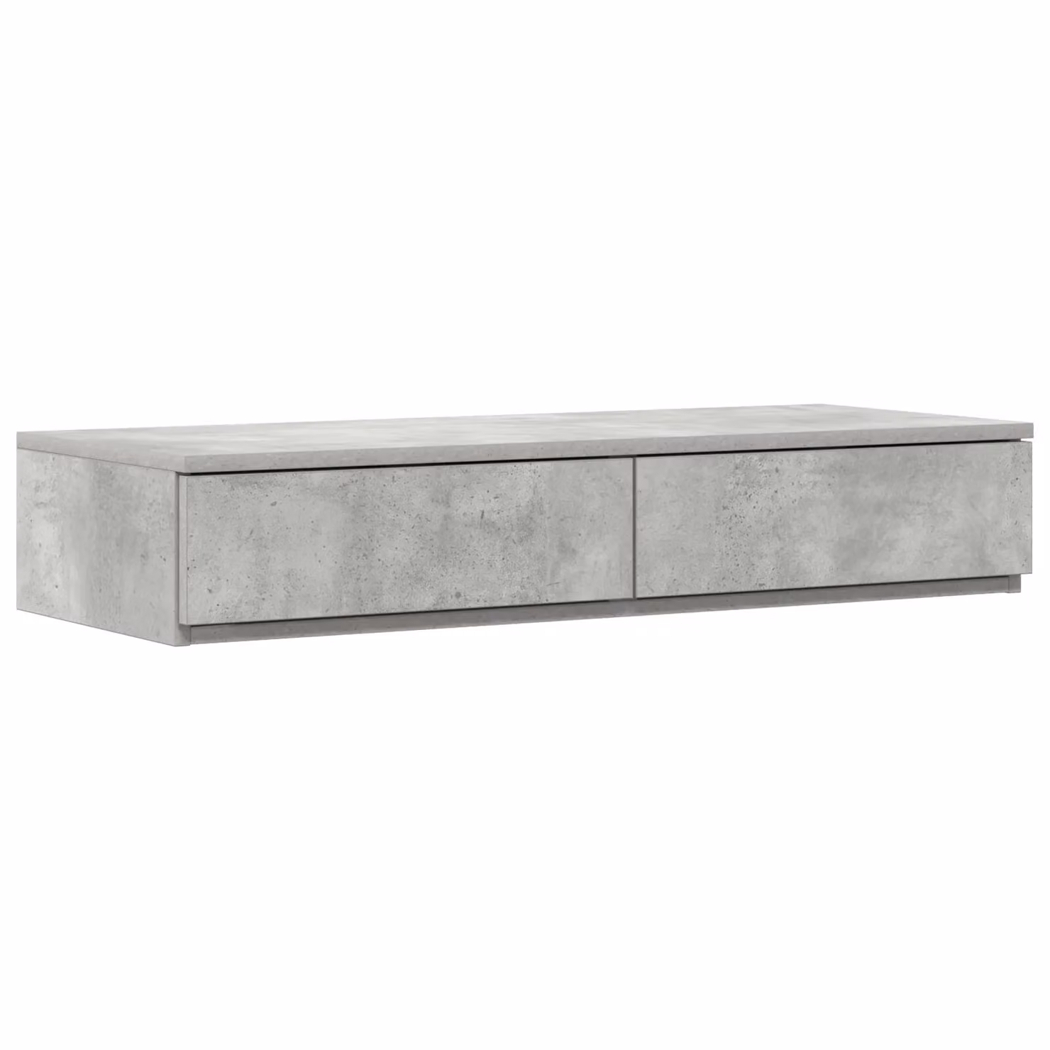 Berkfield Home Bed Drawers in Concrete Grey, W: 75 cm, D: 36.5 cm, H: 16.5 cm – 1