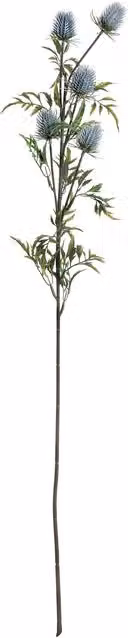 Hill Interiors Artificial Eryngium Thistle in Blue, H 76 cm x W 24 cm x D 24 cm – 1
