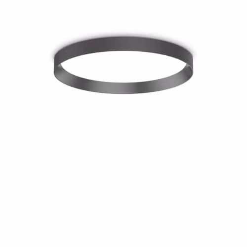 Netlighting Fly 45cm LED Flush Ceiling Light Black 2700K IP40