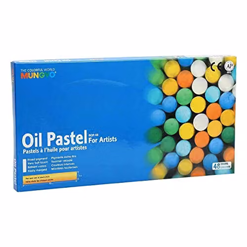 Mungyo Oil Pastels in Multicolour, Pack of 48 – 2