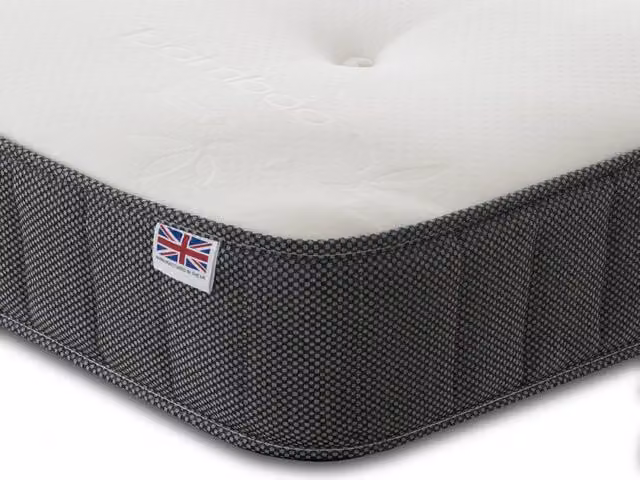 Shire Louisville Grey Hybrid Latex Mattress, 4ft Small Double, W/D/H: 120 x 200 cm