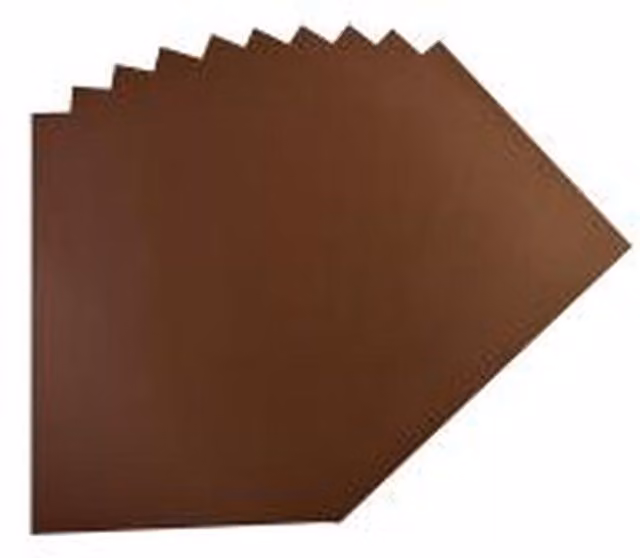 Janrax Pack of 100 Brown Coloured Paper Sheets, 75gsm