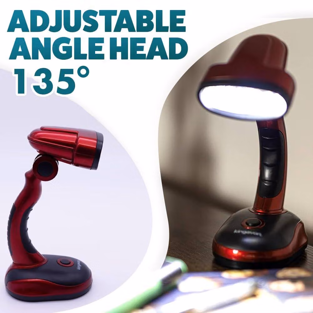 Marco Paul Red Adjustable LED Desk Lamp for Home Office and Reading – 6