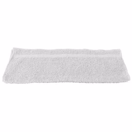 Towel City Luxury Range 550 GSM Cotton Terry Gym Towel in White, W: 40 cm, H: 60 cm
