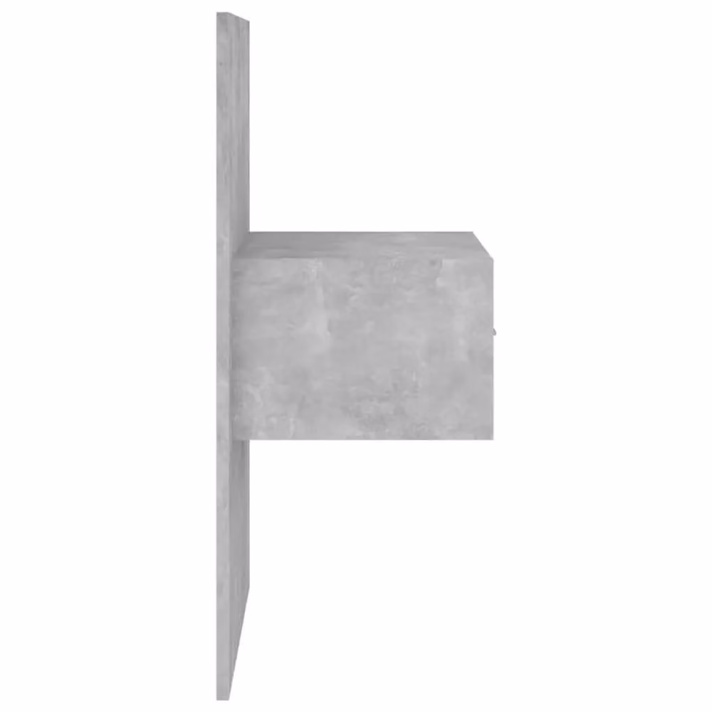 Berkfield Home Bed Headboard with Integrated Nightstands and Side Compartments in Concrete Grey Engineered Wood – 2