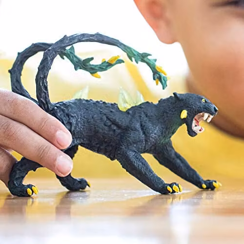 Schleich Eldrador Creatures Shadow Panther Figurine, Black and Multicolour – 2