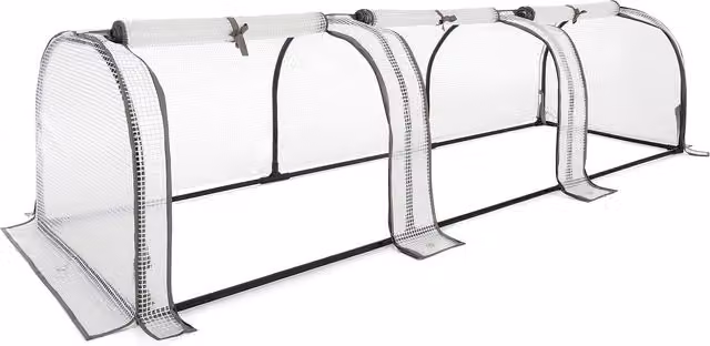 Christow Grow Tunnel with Reinforced Cover in Black
