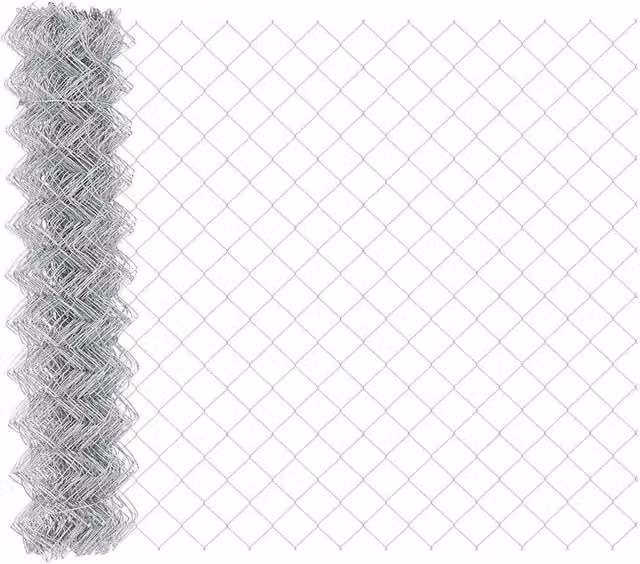 Berkfield Home Silver Galvanised Steel Chain Link Fence, H: 140 cm x W: 10 m – 1