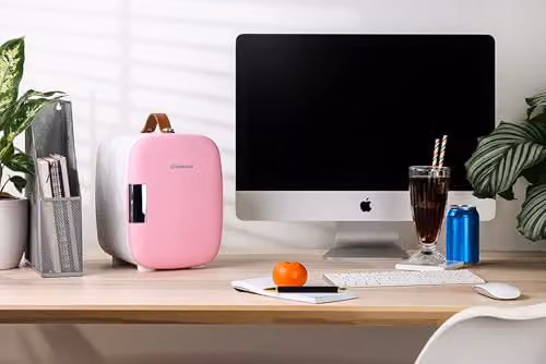 Subcold Pro4 Luxury Mini Fridge Cooler, 4 Litre, Pink – 2