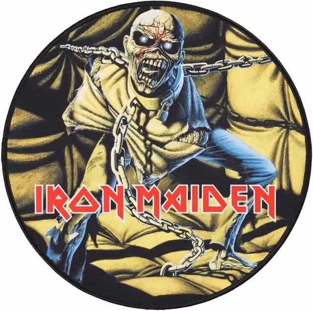 Subsonic Iron Maiden Piece of Mind Gaming Mouse Pad - Yellow