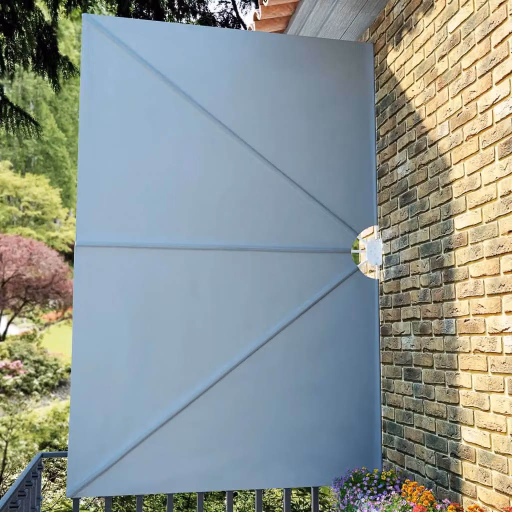 Berkfield Home Collapsible Terrace Side Awning in Grey, W: 300 cm, D: 200 cm – 3