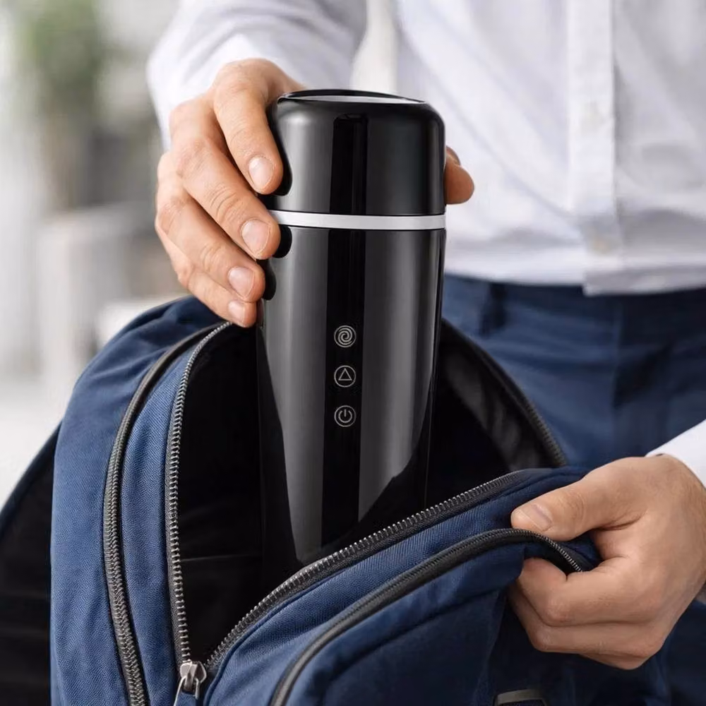NESTLUNE 12V/24V Car Electric Kettle in Black, W/D/H: 100 x 60 x 22 cm – 5